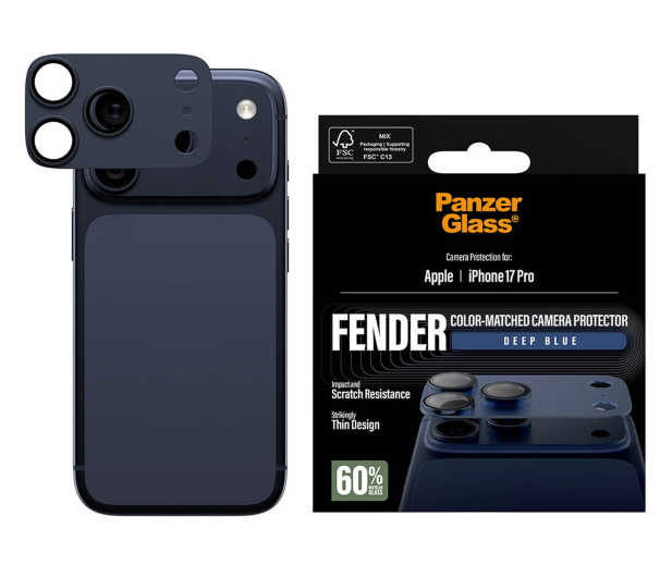 PanzerGlass Fender Camera Protector do iPhone 17 Pro Deep Blue - 1603998 - zdjęcie 3